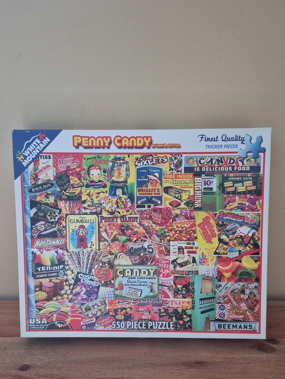 White Mountain Penny Candy 550-Piece Jigsaw Puzzle